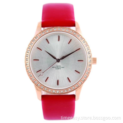 New Arrival Luxury Crystal Colorful Fashion Style Hot Sale Quartz Watch